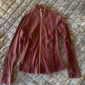 Lululemon Define Jacket Maroon Size 8